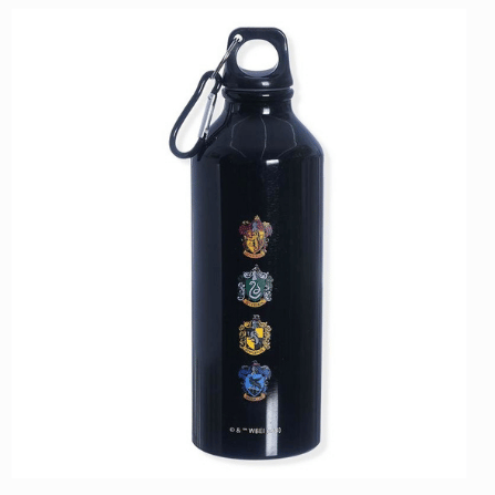 Garrafa Alumínio Hogwarts Harry Potter 500ml com Mosquetão Zonacriativa - Imagem 2
