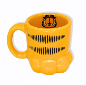 Caneca 3D Pata Garfield 350ml Porcelana Zonacriativa
