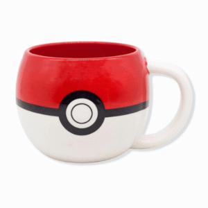 Caneca 3D Pokébola Pokémon 450ml Cerâmica Zonacriativa