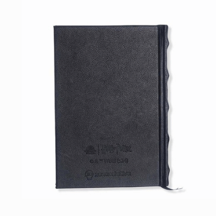 Caderno Harry Potter Hogwarts Brasão Metal 96 Folhas Pautadas Zonacriativa - Imagem 3