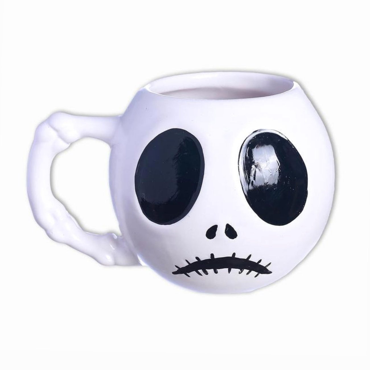 Caneca 3D Jack Skellington 450ml Porcelana Zonacriativa - Imagem 3