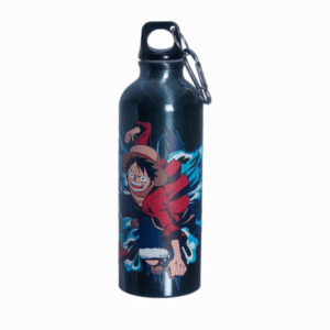 Garrafa Alumínio Luffy One Piece 500ml com Mosquetão Zonacriativa
