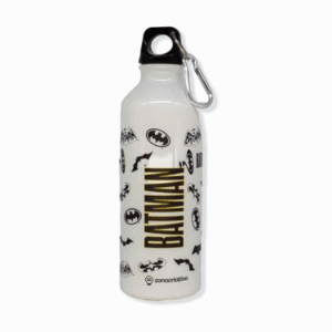 Garrafa Alumínio Batman 85 Anos DC Comics 500ml com Mosquetão Zonacriativa