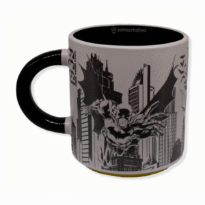Caneca Grafite Batman 500ml DC Comics Zonacriativa